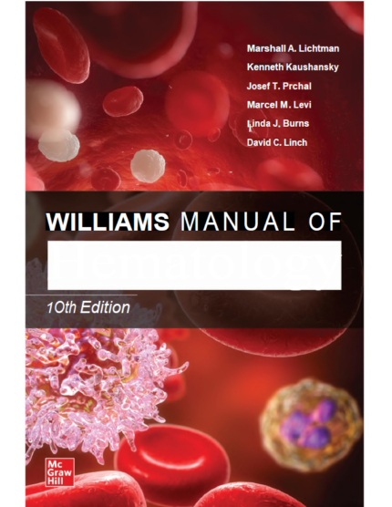 EBook For Williams Manual of Hematology 10th Edition